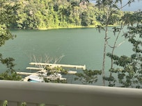 The little dock - perfect for kayaking.