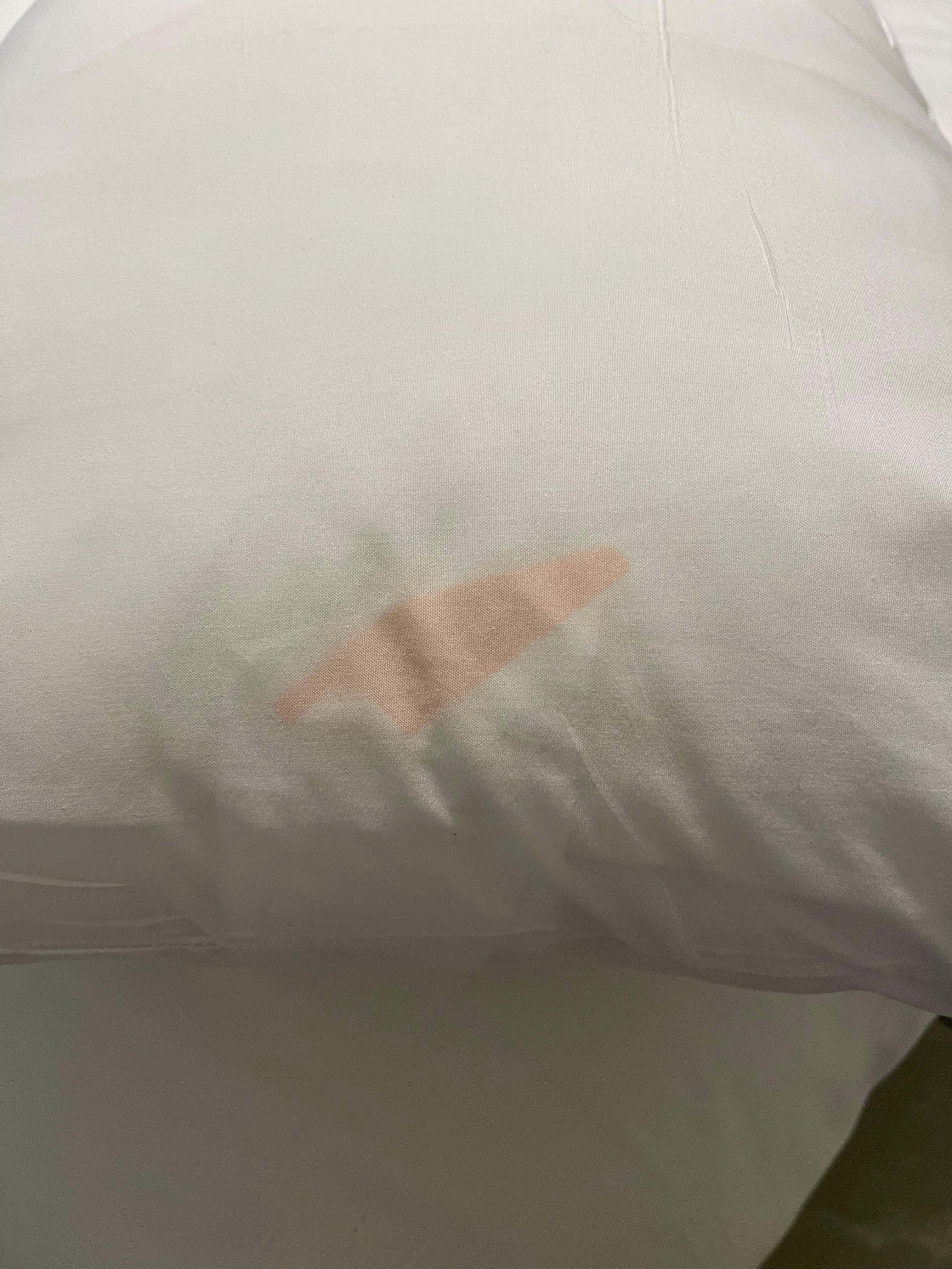 This is a dirty pillowcase 