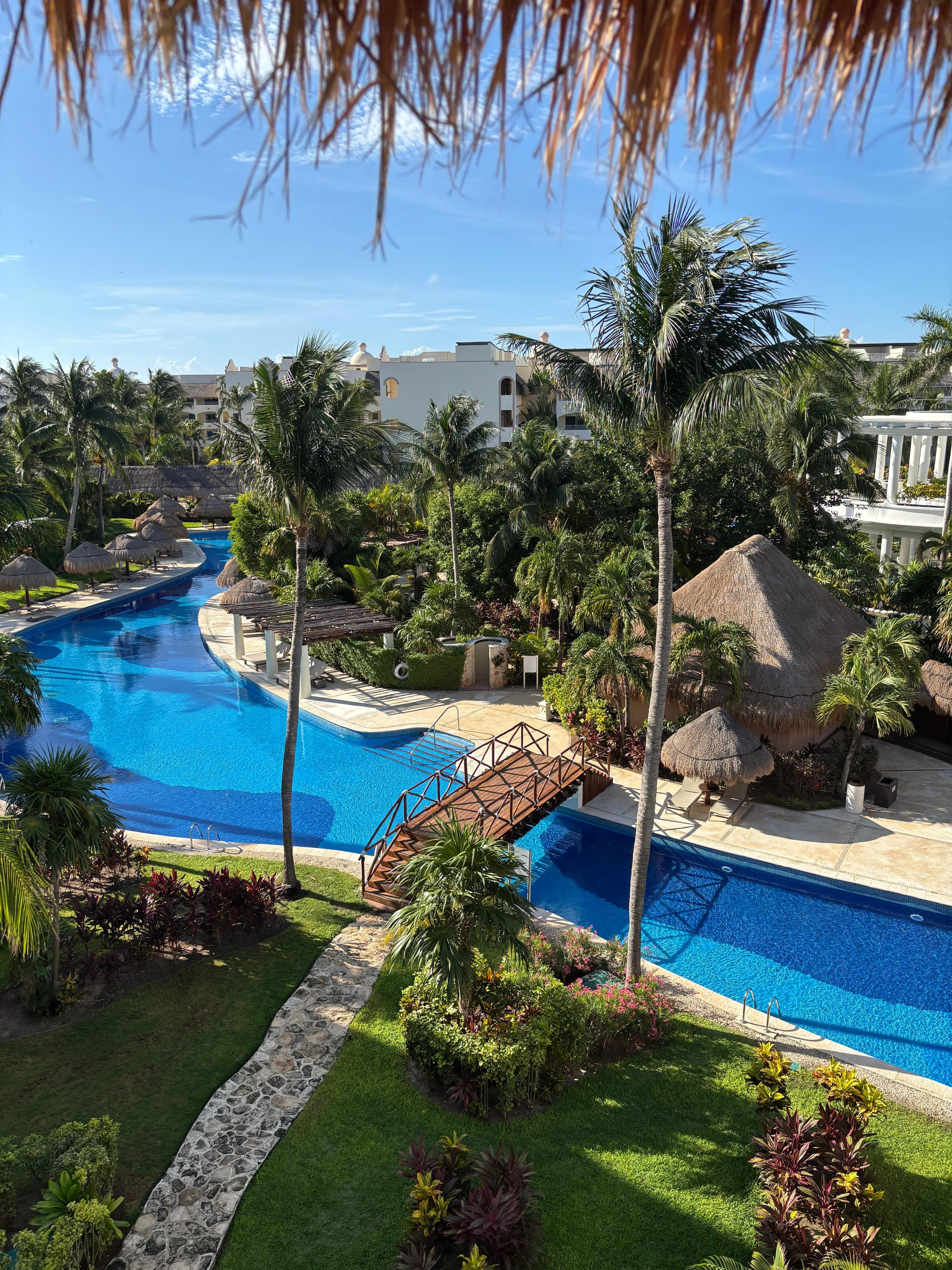 We went with the least expensive room, and this was our view.