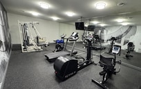 The fitness center