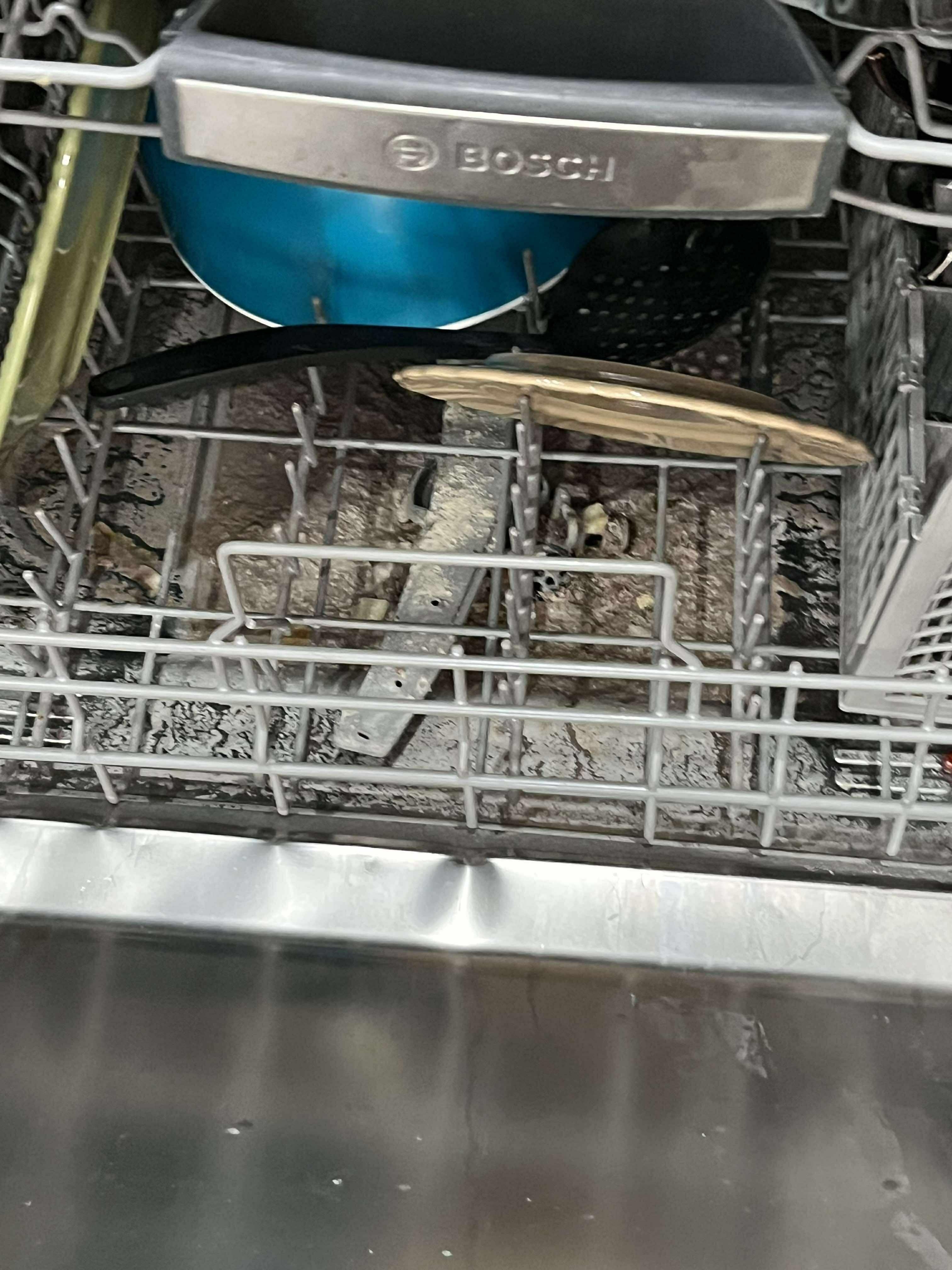Dishwasher did not work properly and got plugged up.