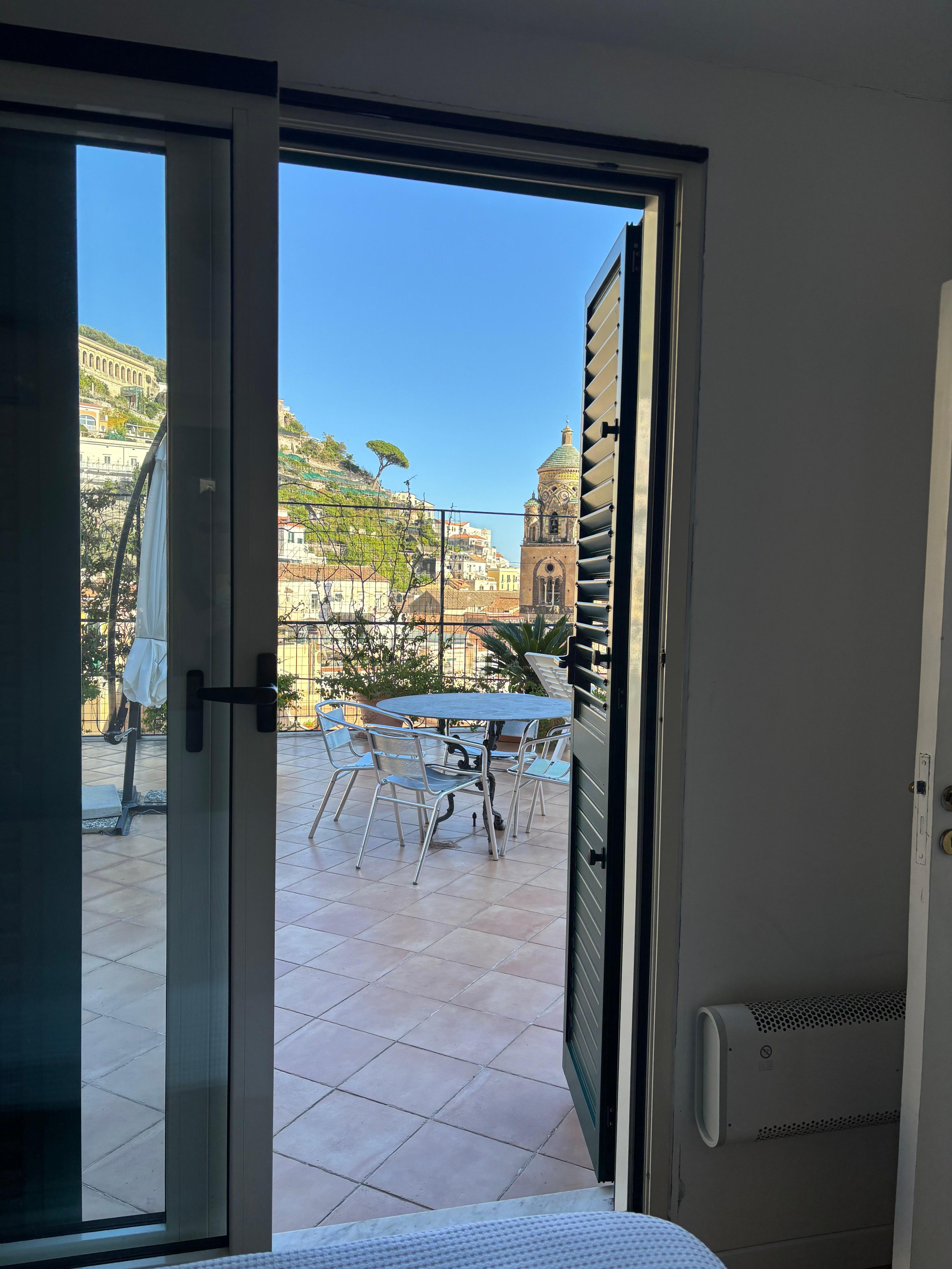 View from the upper bedroom.