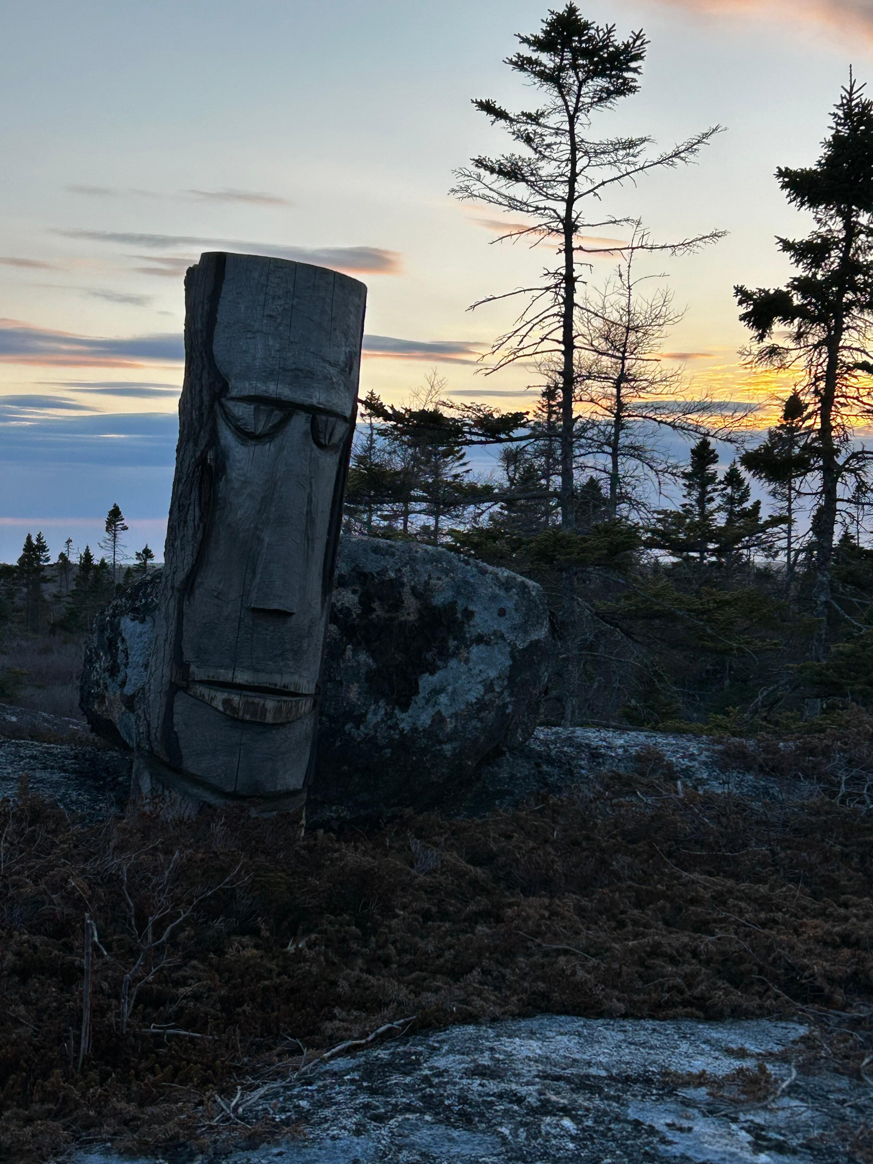 Trail head. 