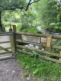 Trails a short walk away.