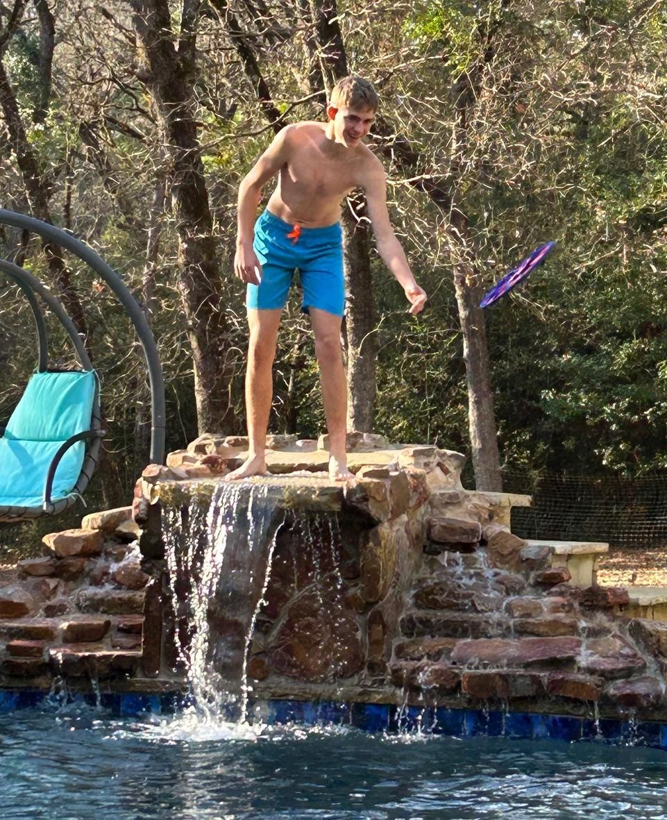 Older kids loved the pool.