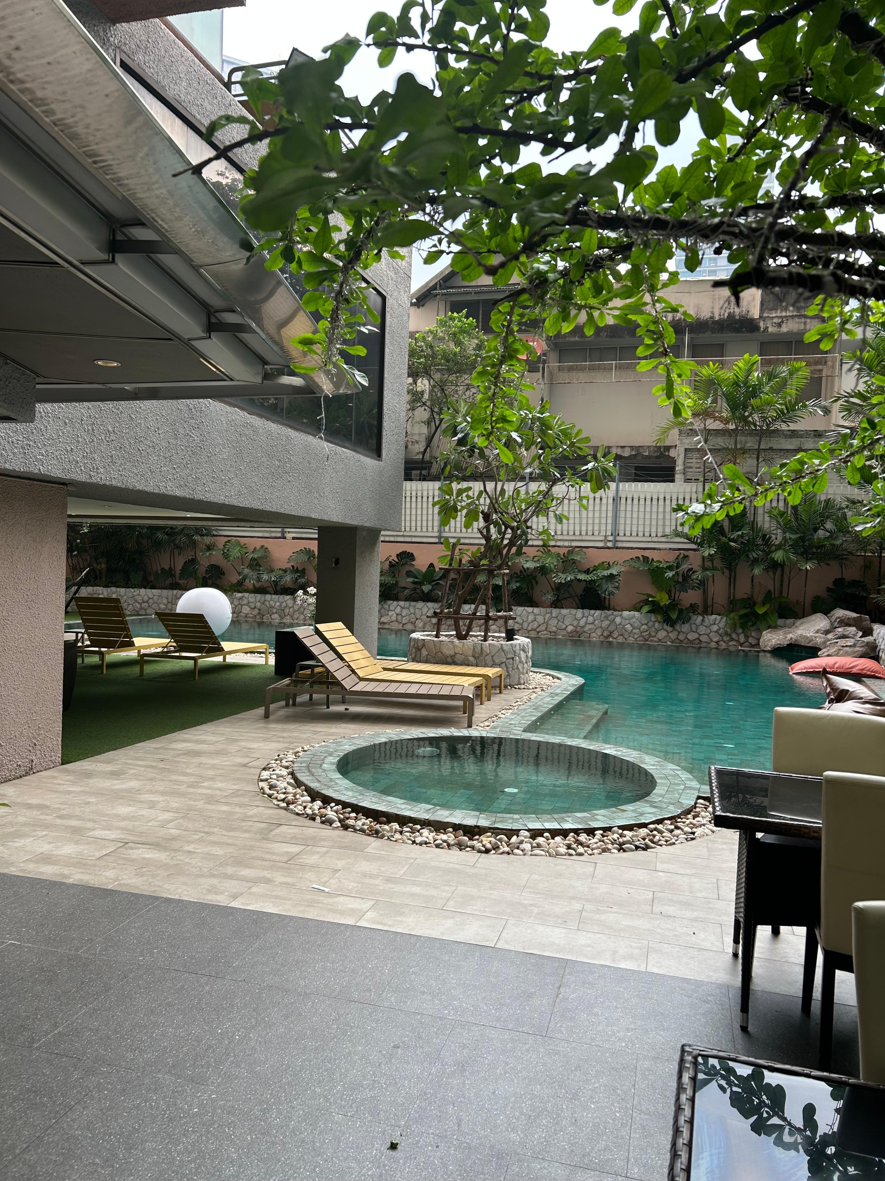 朝食会場からの眺め