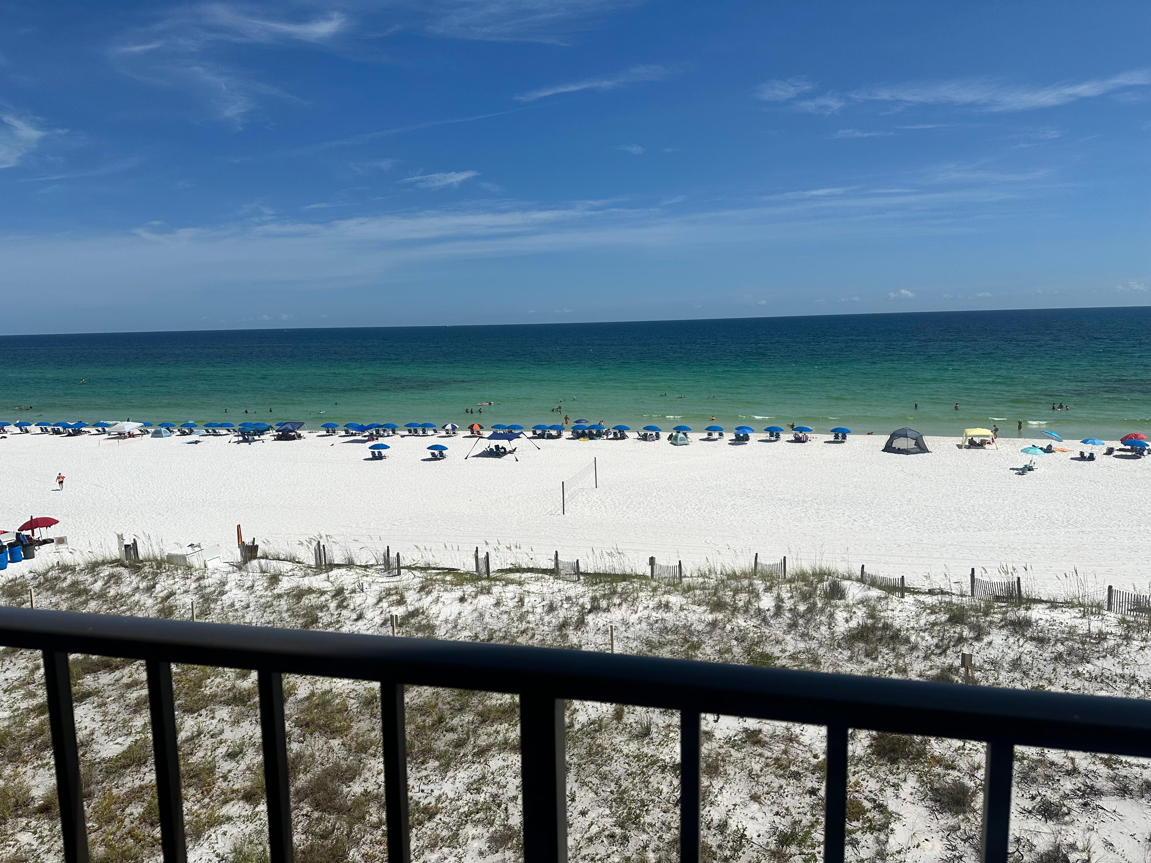 From the balcony