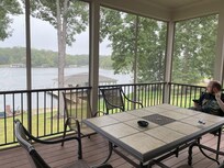 Screened in porch.