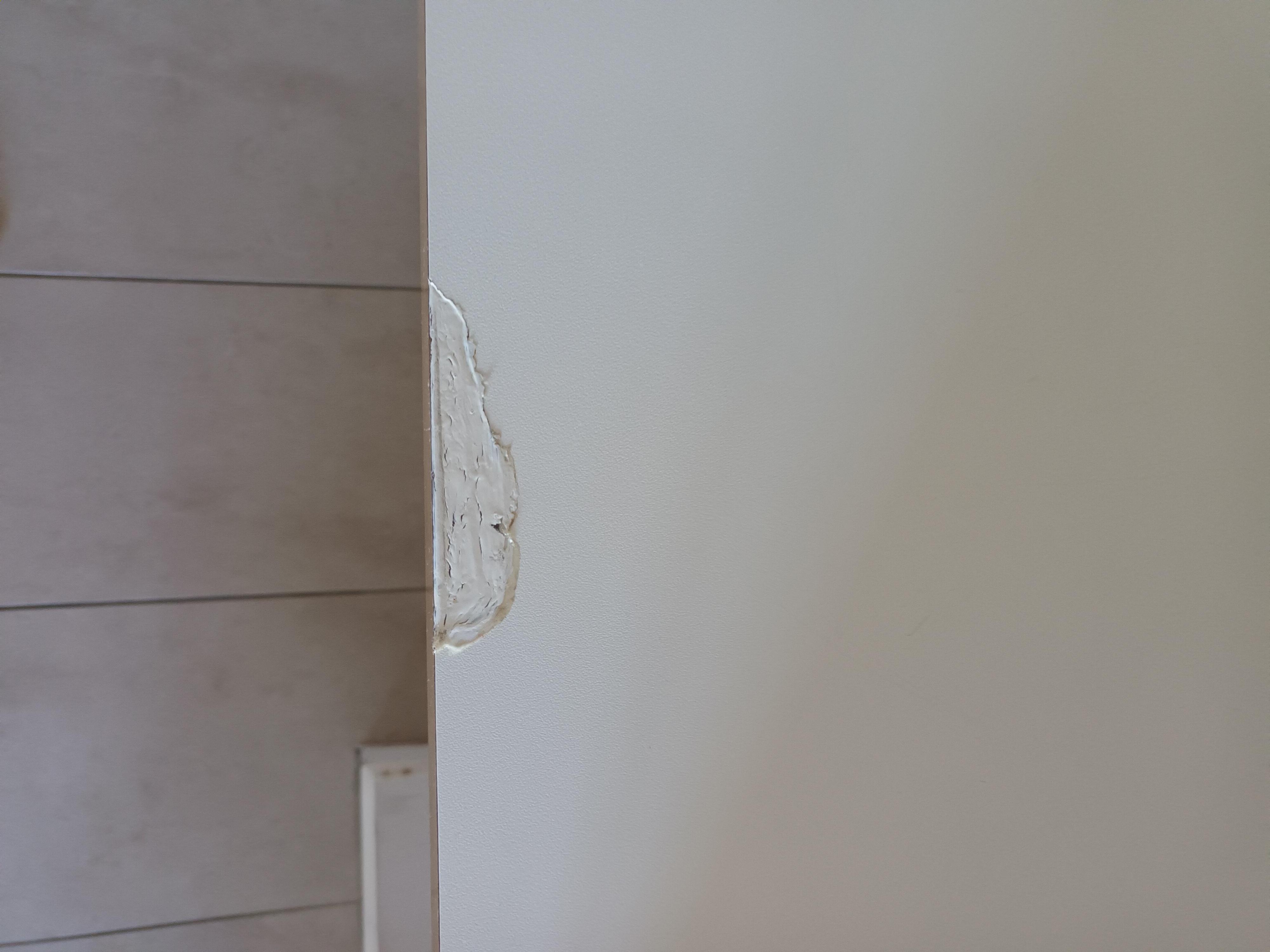 Scuff marks on walls 