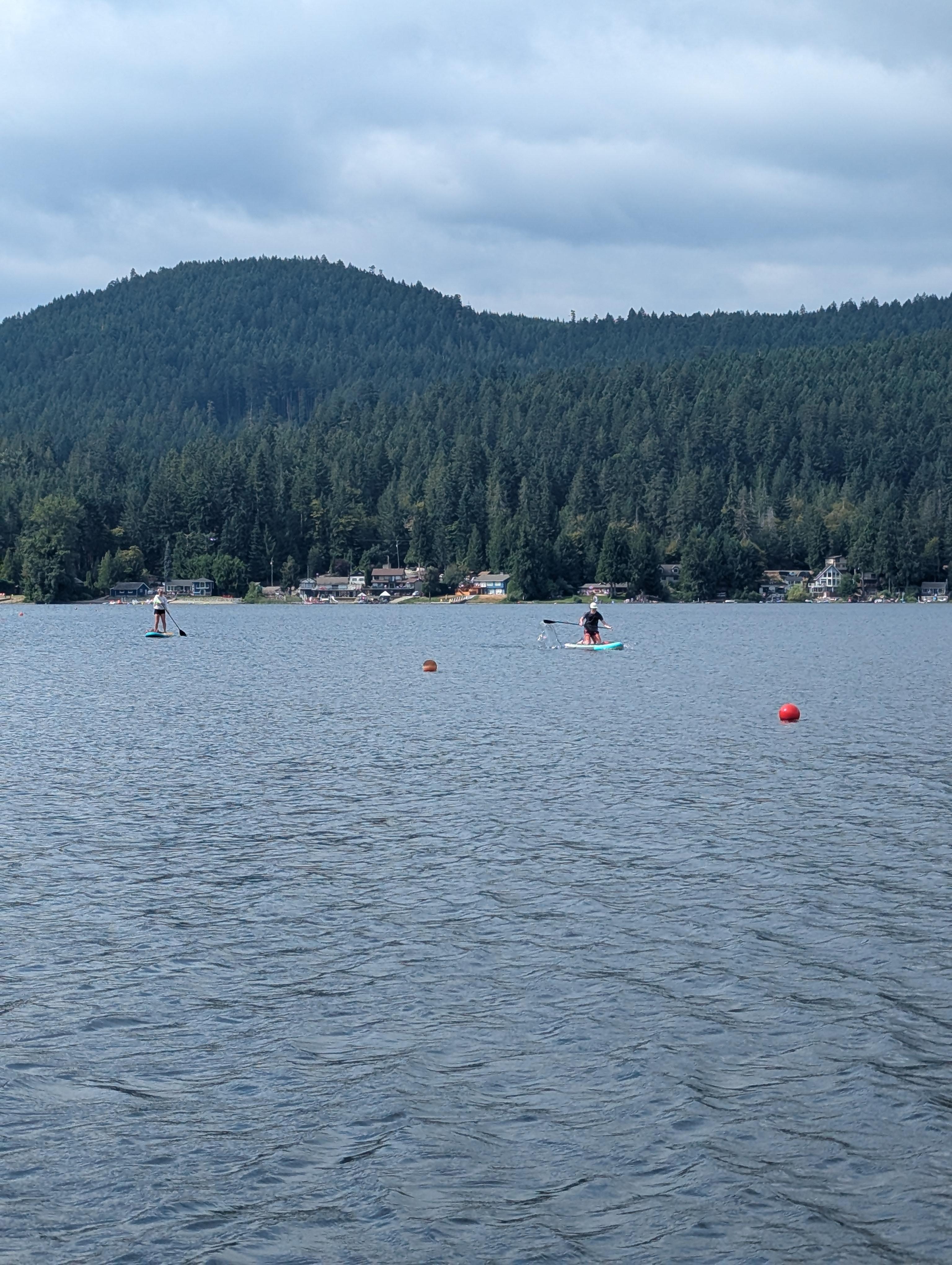 View of lake from dock