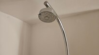 Another view of the wall near the shower head