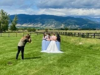 Bridal party at Fallon Farms July 5, 2025