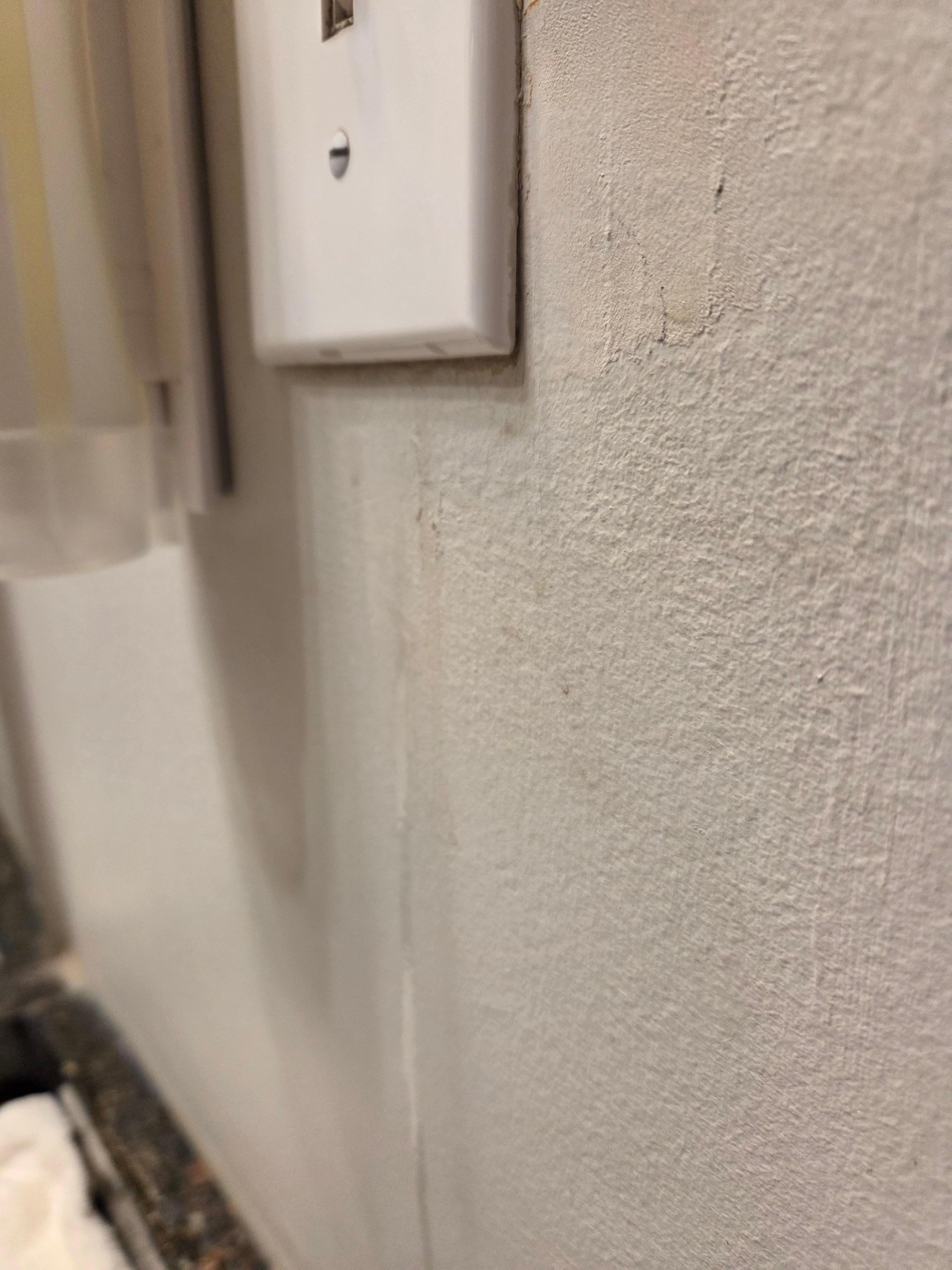 Water leaking from light switch