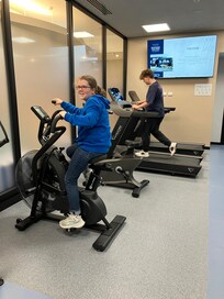 Working off breakfast