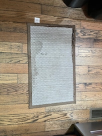 Rug in kitchen