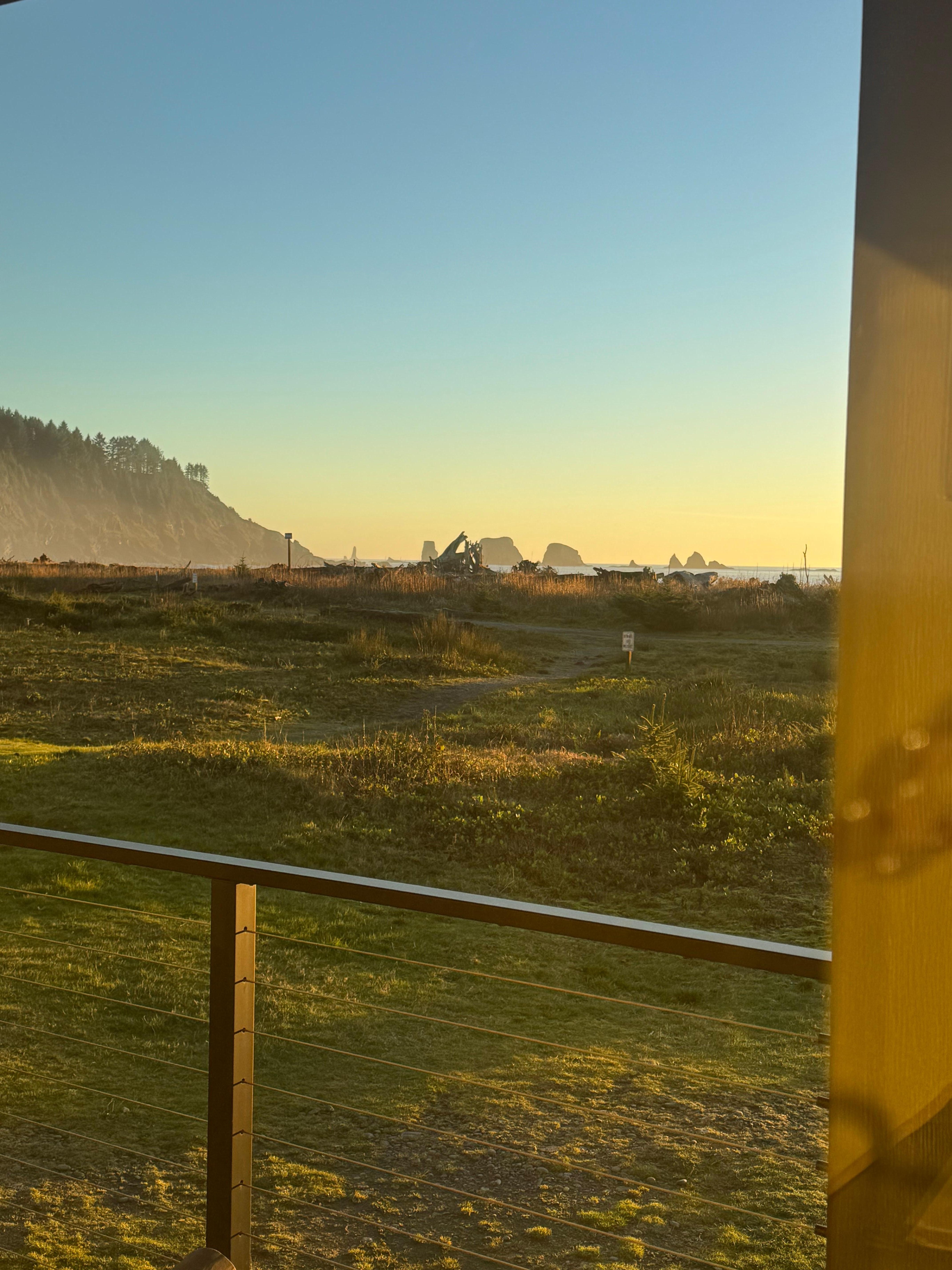 the view from our cabin! 