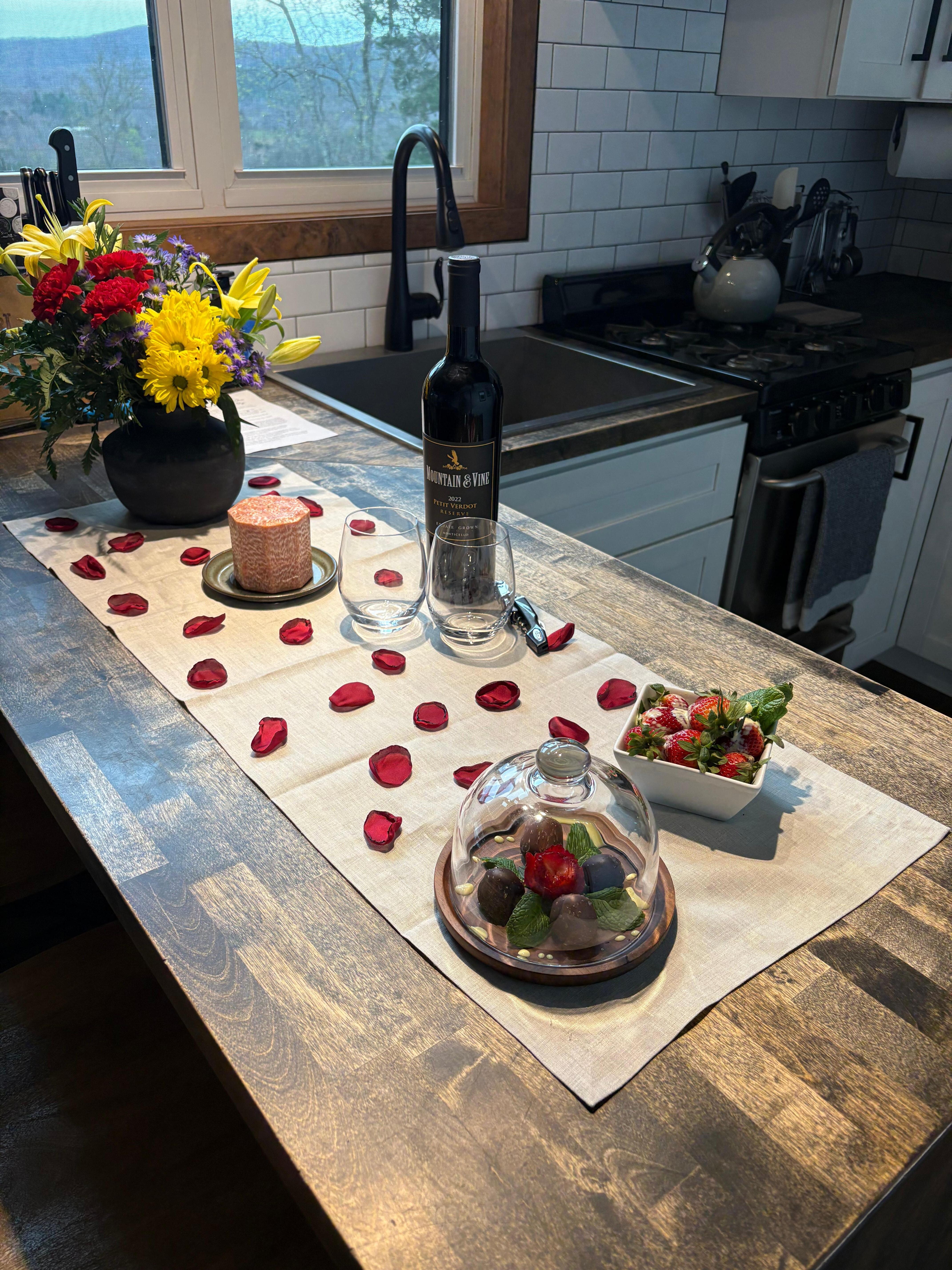 The romance package and a the special touches 