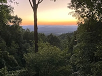 Breathtaking sunset from main deck.
