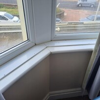 Window open as 30° had to shut at night as no fly screens on coast road and they wanted to stay in the room.