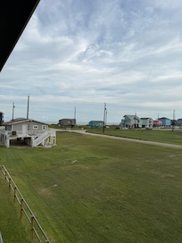 From the deck looking back at the gulf