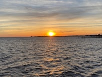 Sunset on the pier