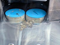 Dirty spa water and clogged filters. License required spa be emptied and cleaned between guests.