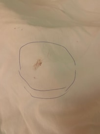 Sheet on one bed