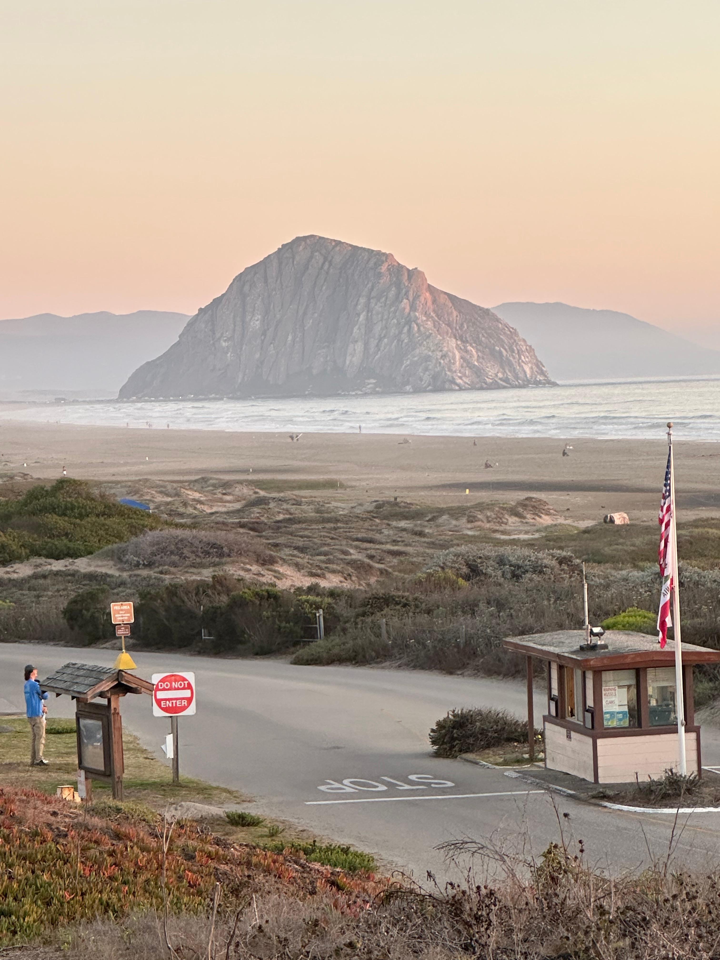 View of Morro Rock from living room.