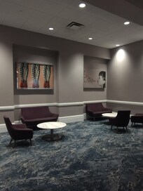 The art throughout the hotel was brilliant