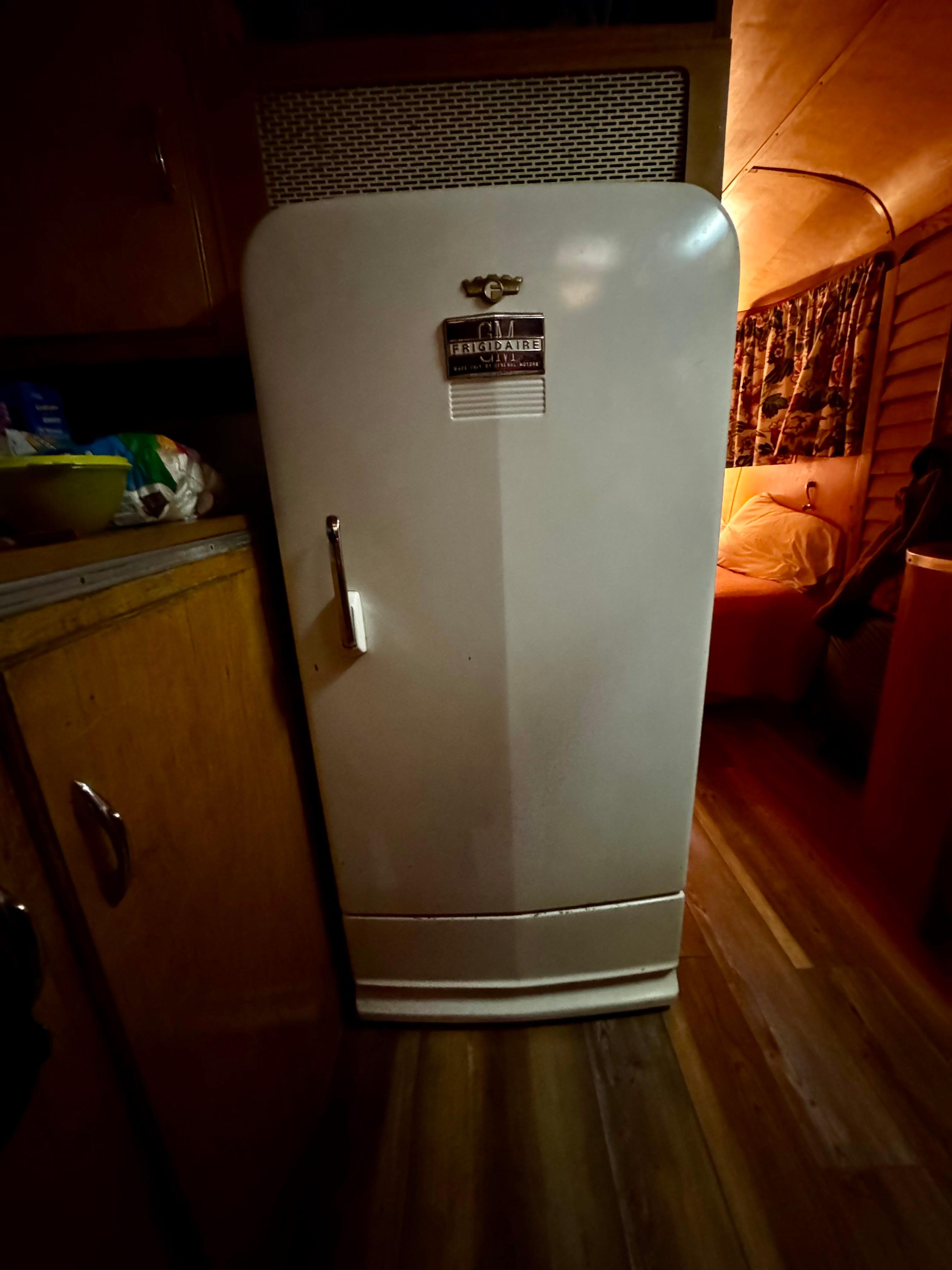 Vintage 1948 fridge. Still working!