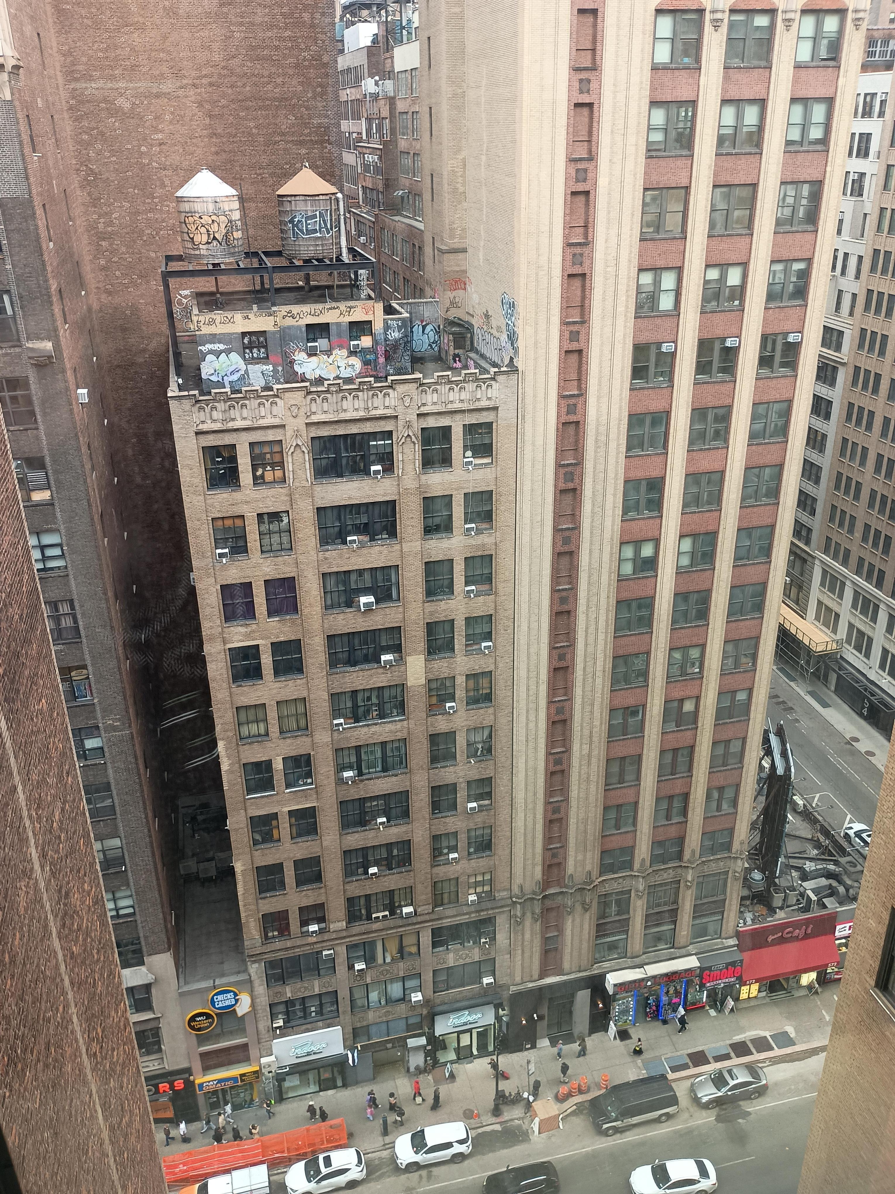 Blick auf die 8th (21. Stock)