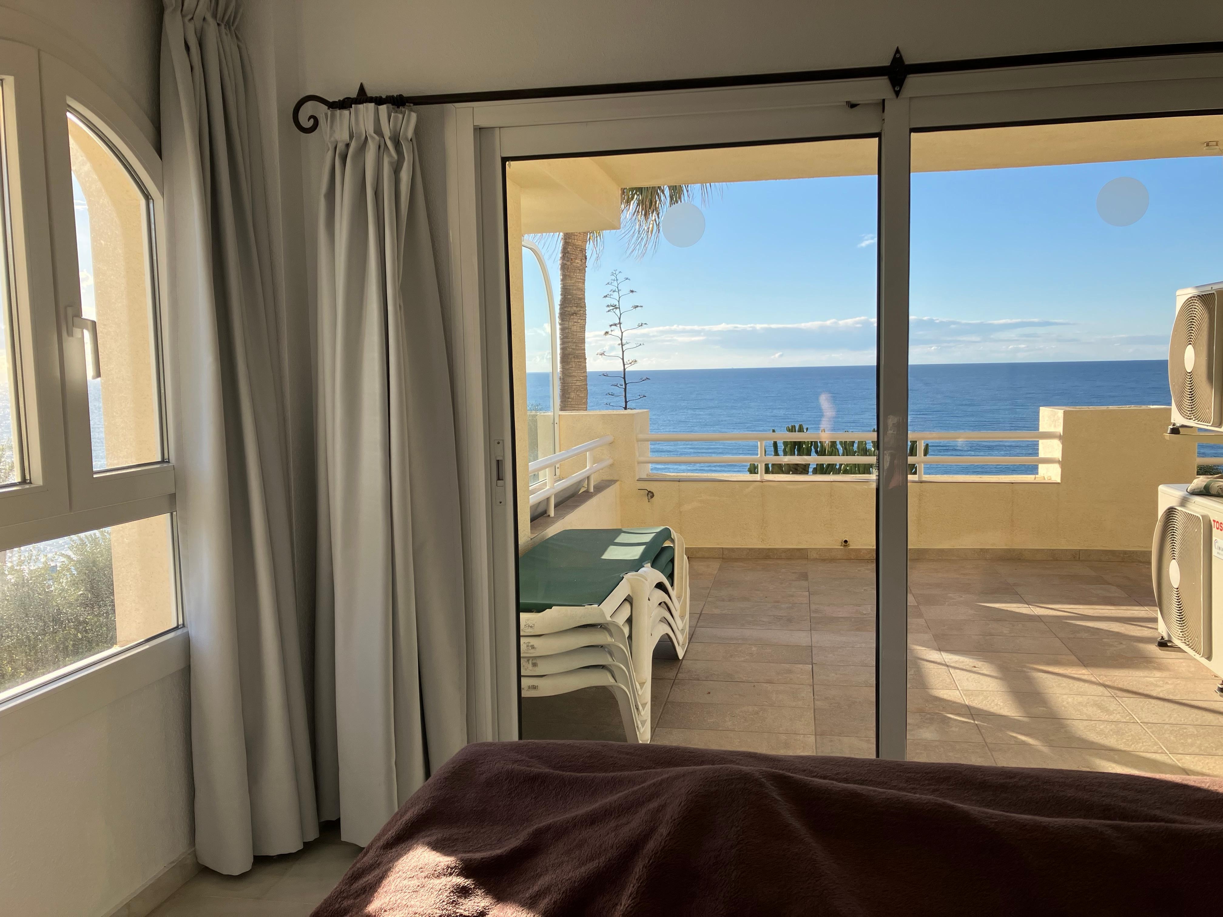 The view from the main bedroom