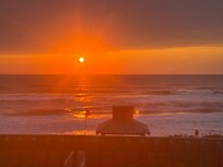 Sunrise from the deck.