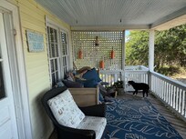 Porch overlooking the ocean view
