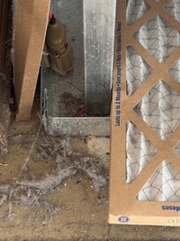 Inside the A/C closet