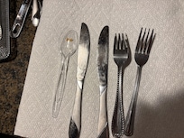 Dirty silverware