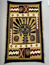 Southwestern art and trinkets throughout the home