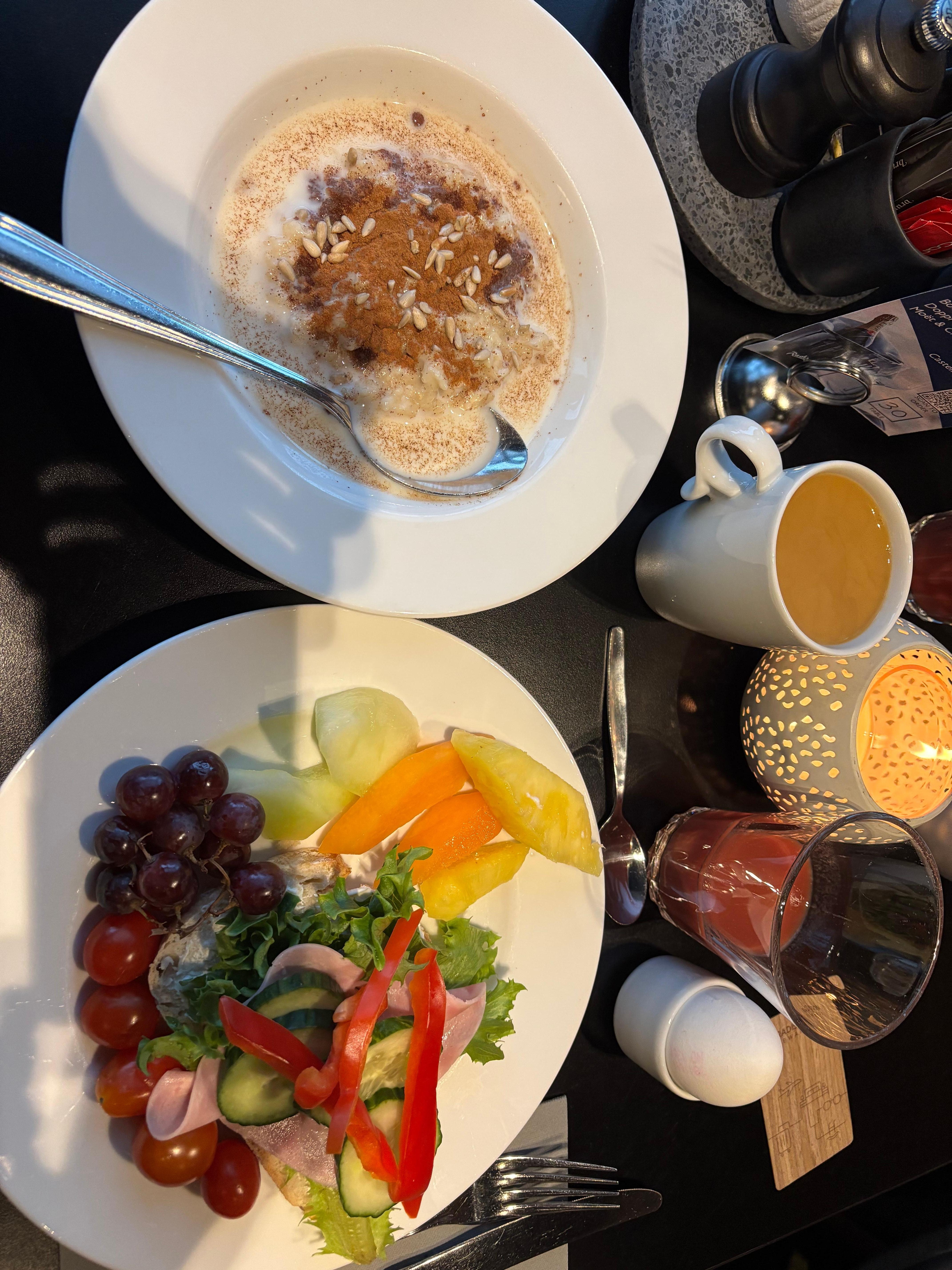 Underbar frukost😋.