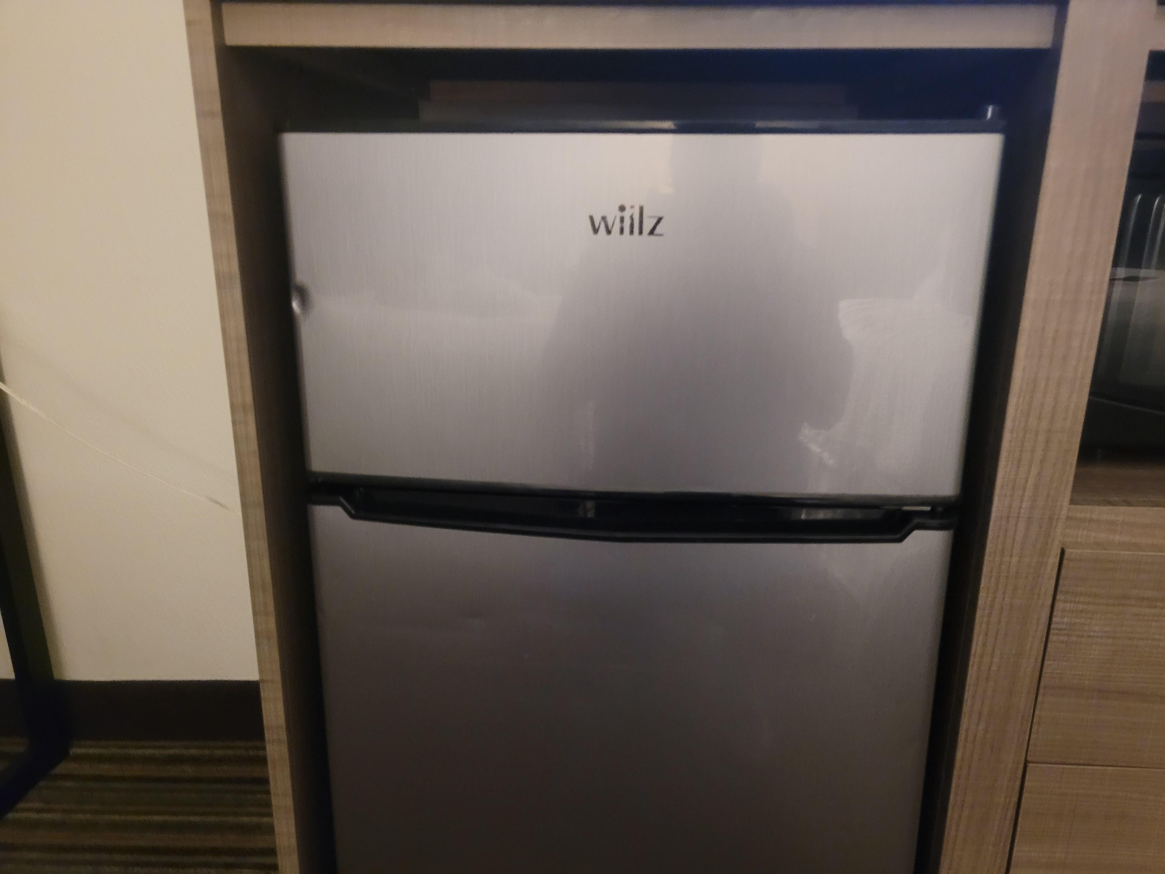 Dented fridge 