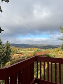 View from the huge deck of the Fishtale Lodge
