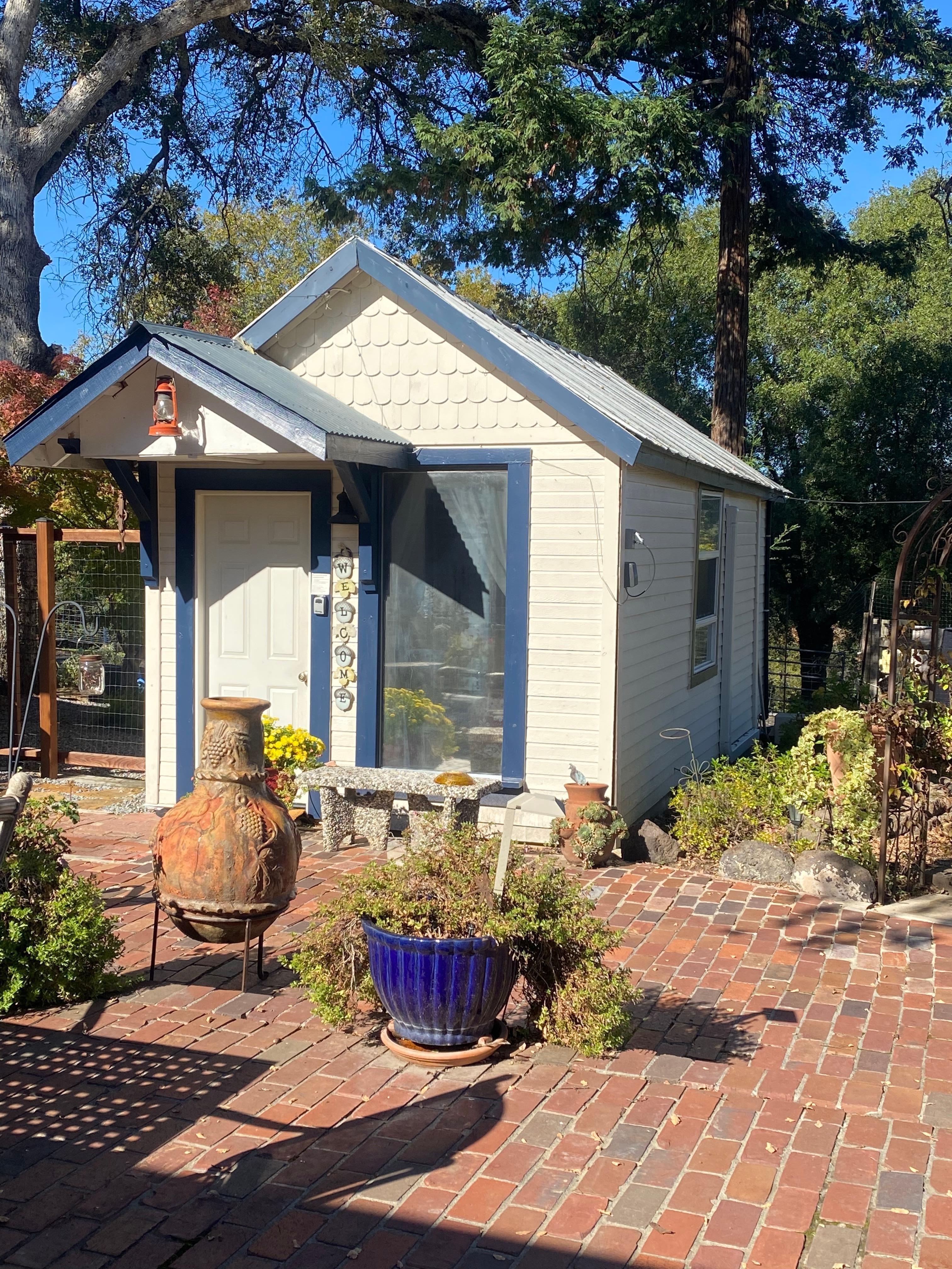 Sweet Cottage in a serene setting.
