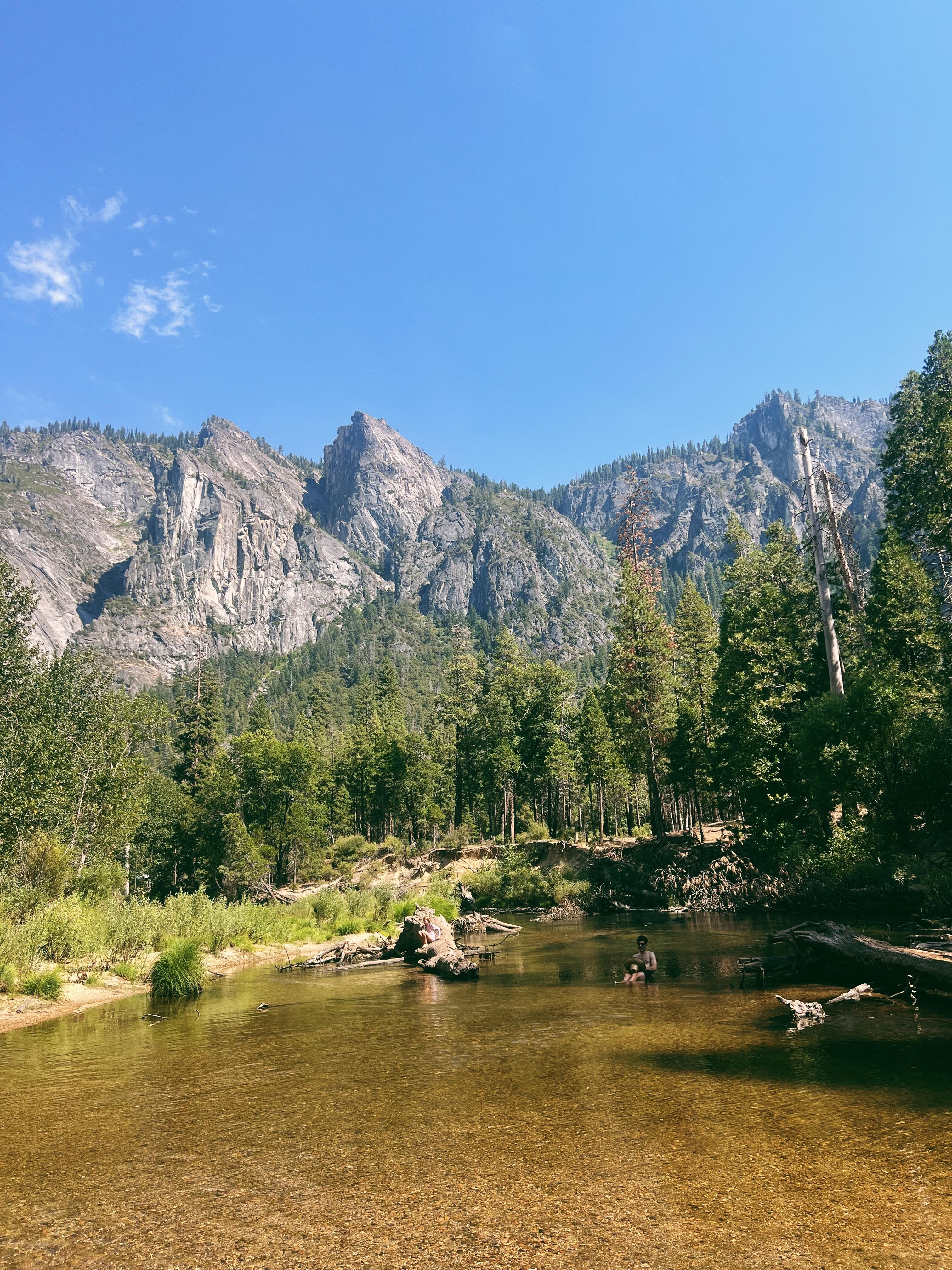 So close to Yosemite where we spent a day swimming & hiking