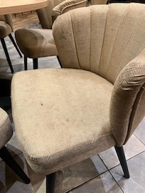 Chair at Restaurant of the Dream Castle was stinky and duty.
