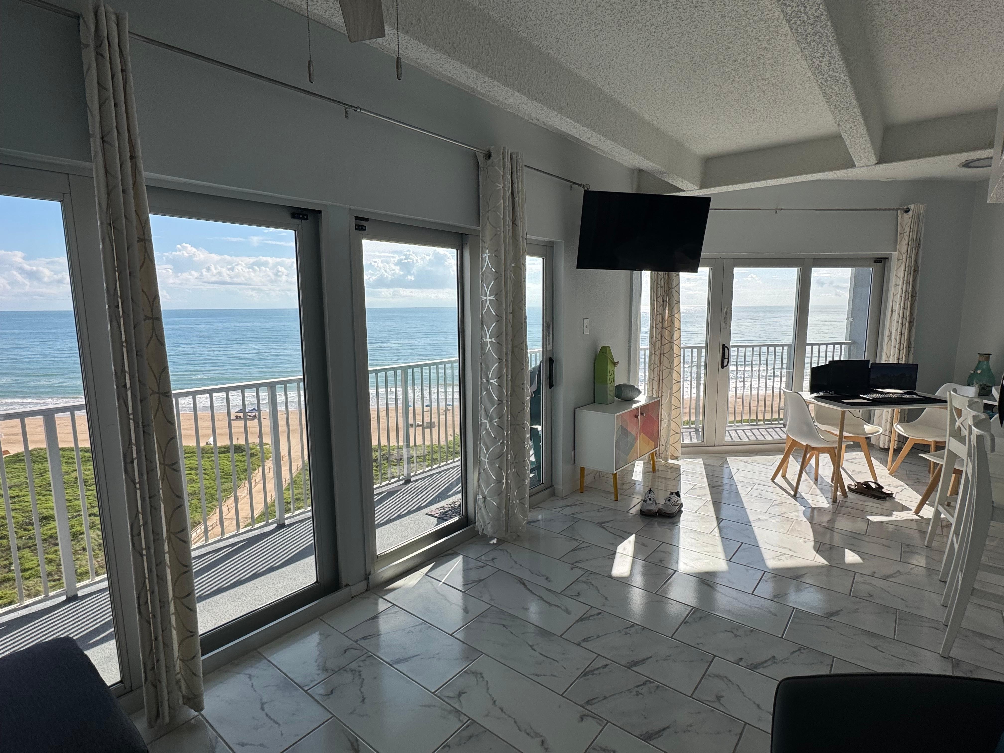 Great view of the beach!