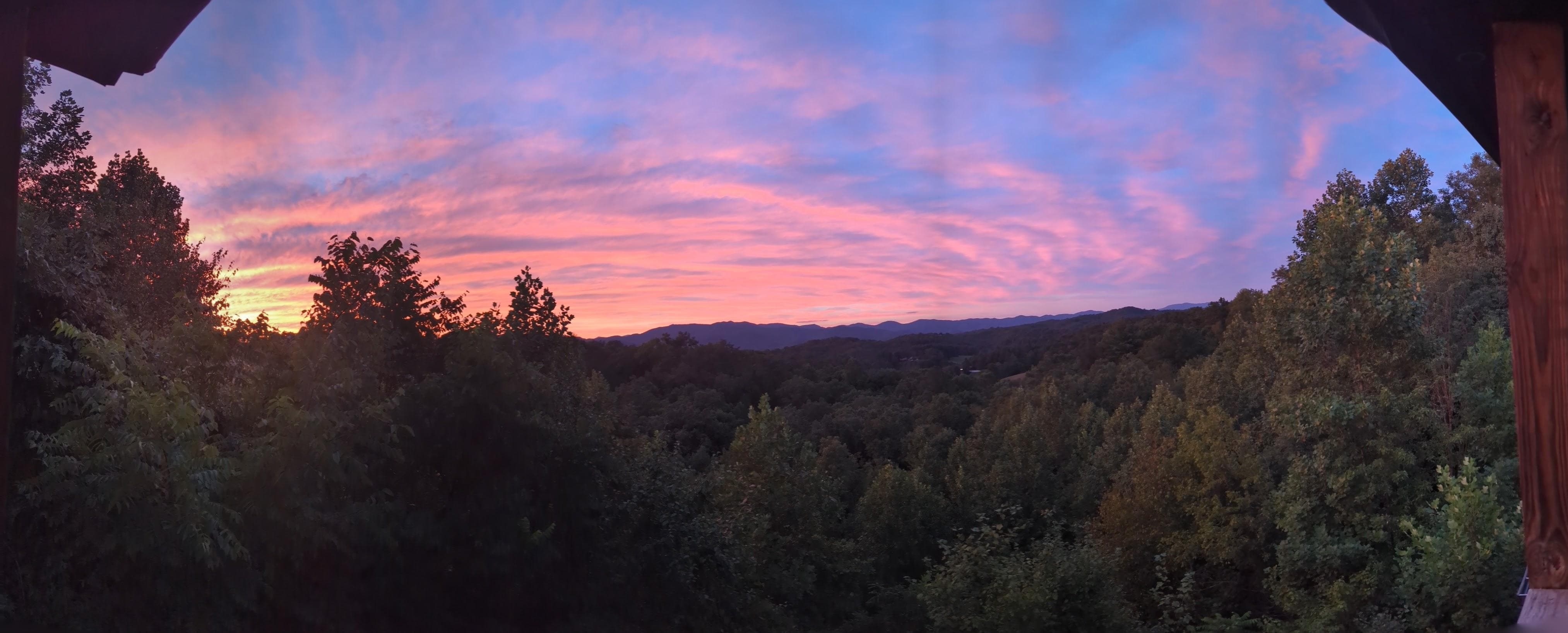 Sunset panorama