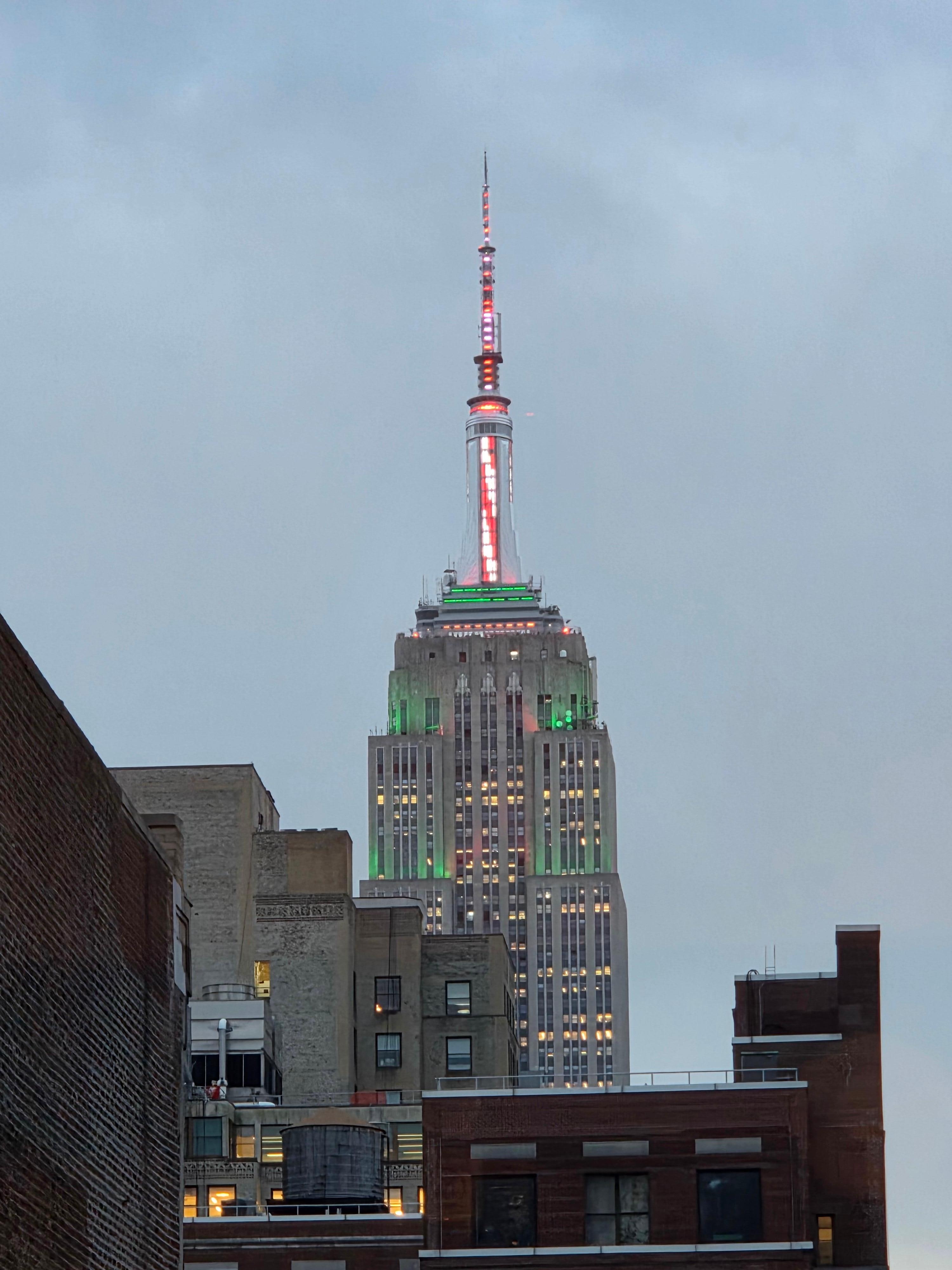 View from our room on the 21st floor! 