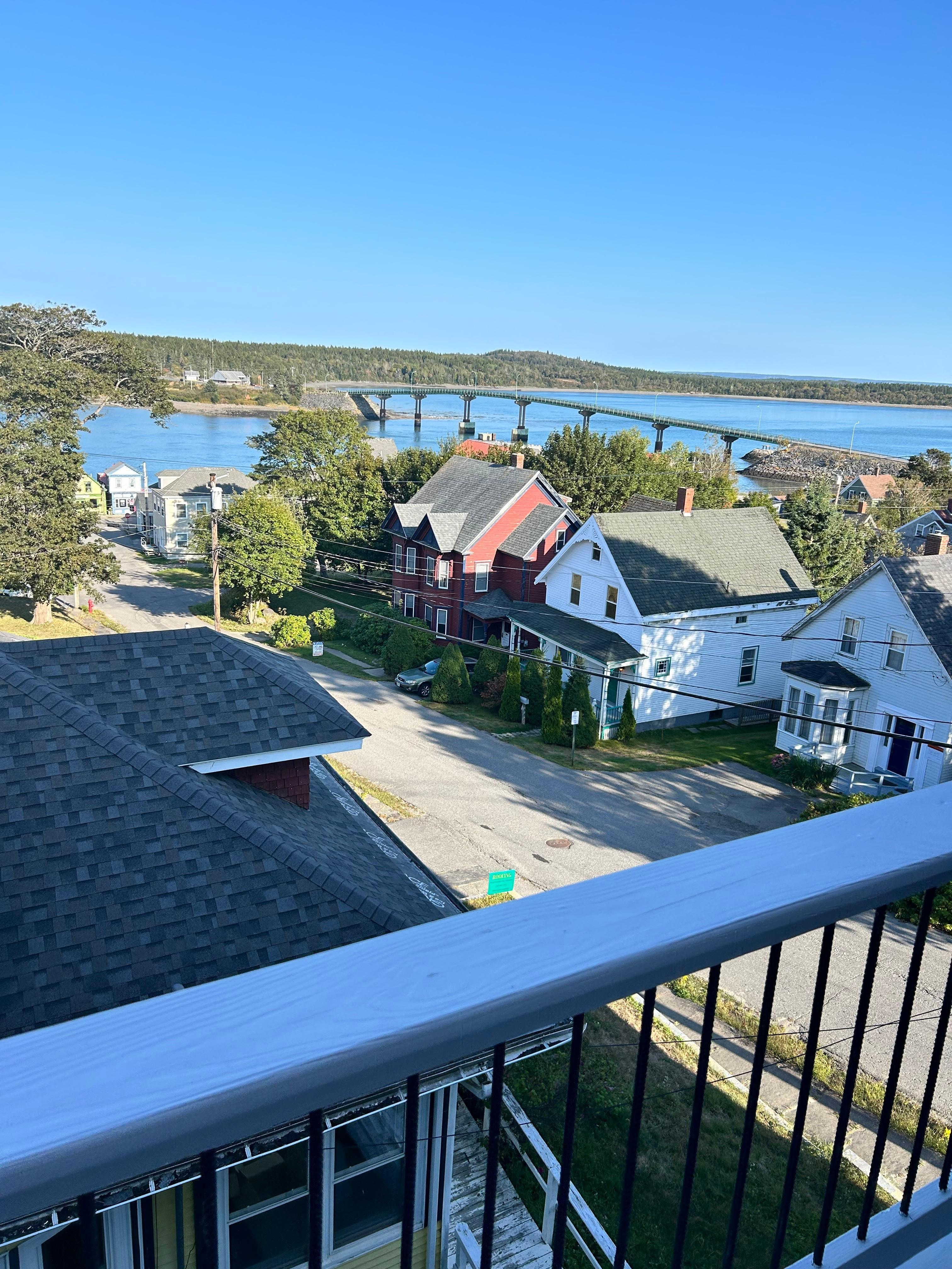 Bridge to campobello view from balcony 