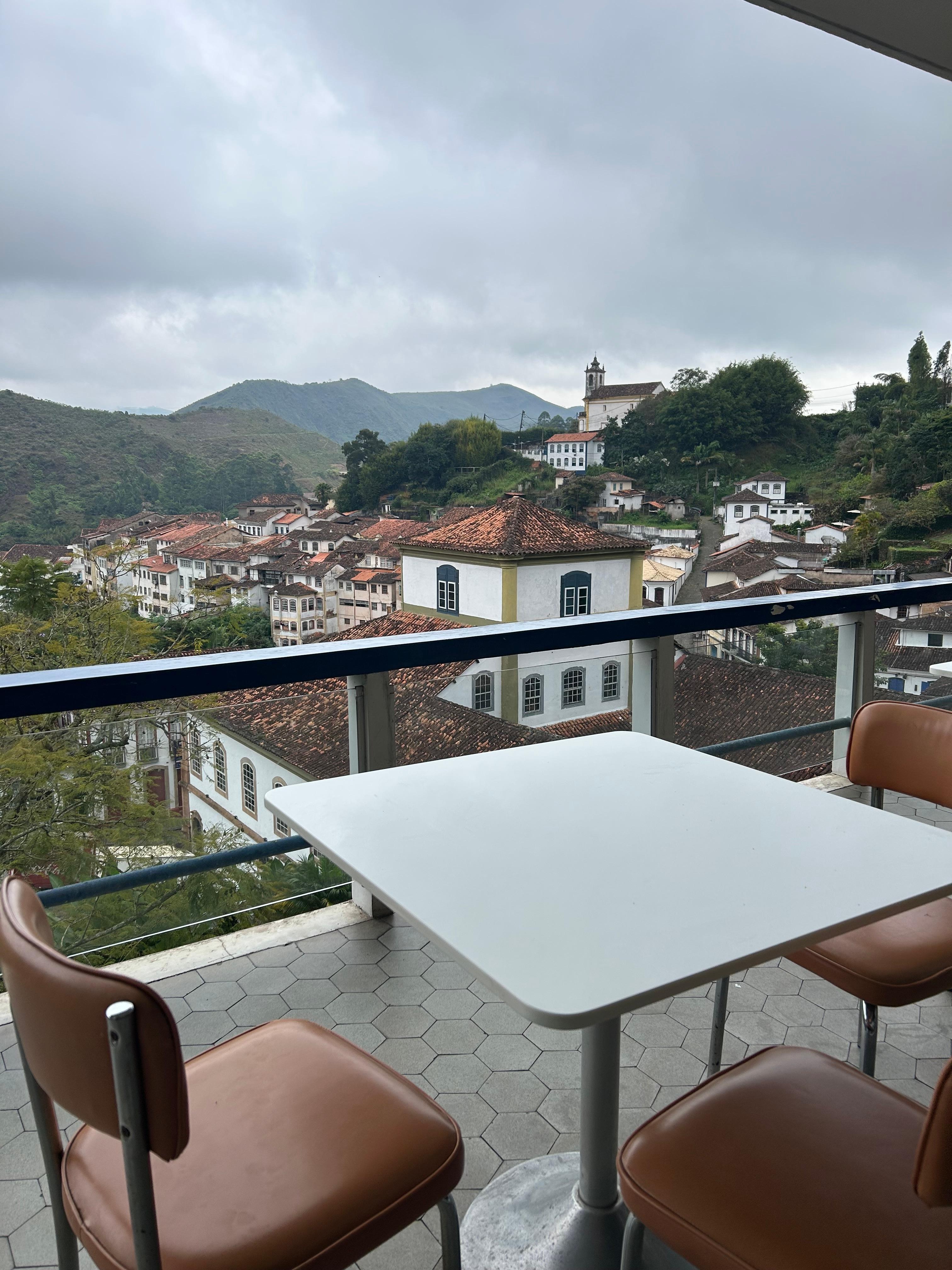 Vista do café da manhã 