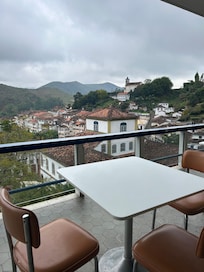 Vista do café da manhã