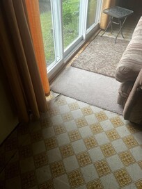 Floors in extra family space in bad shape